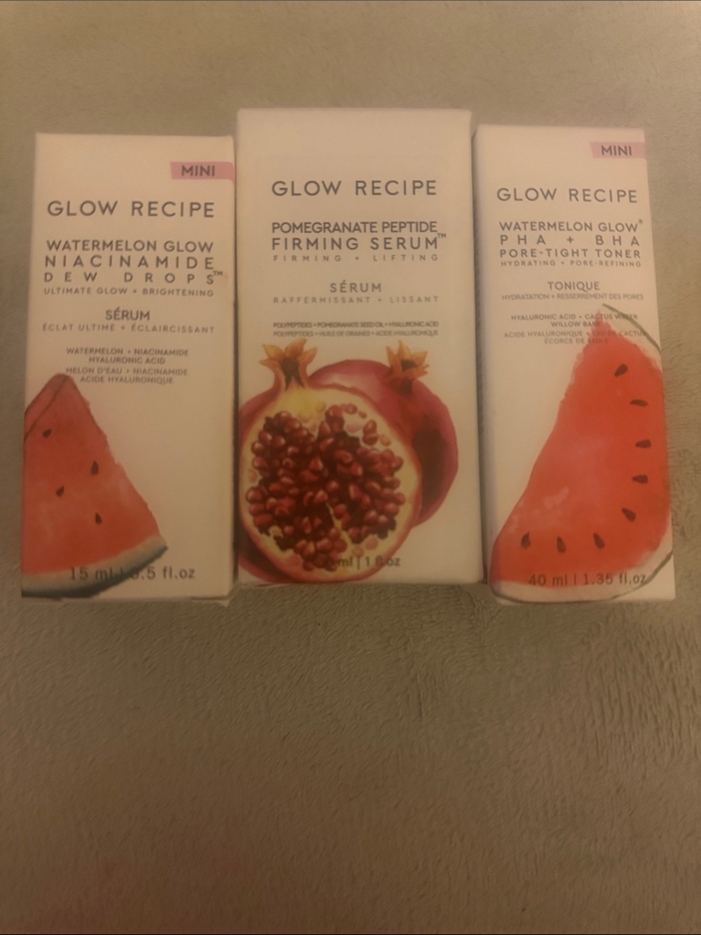 Glow Recipe skincare bundle